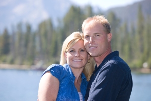 Patti and Chad at Redfish Lake